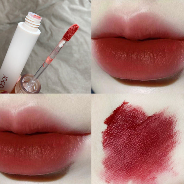 Mist Matte Lip Mud Frosted Small Tube Air Velvet Matte Easy To Pigment Facial Lipstick